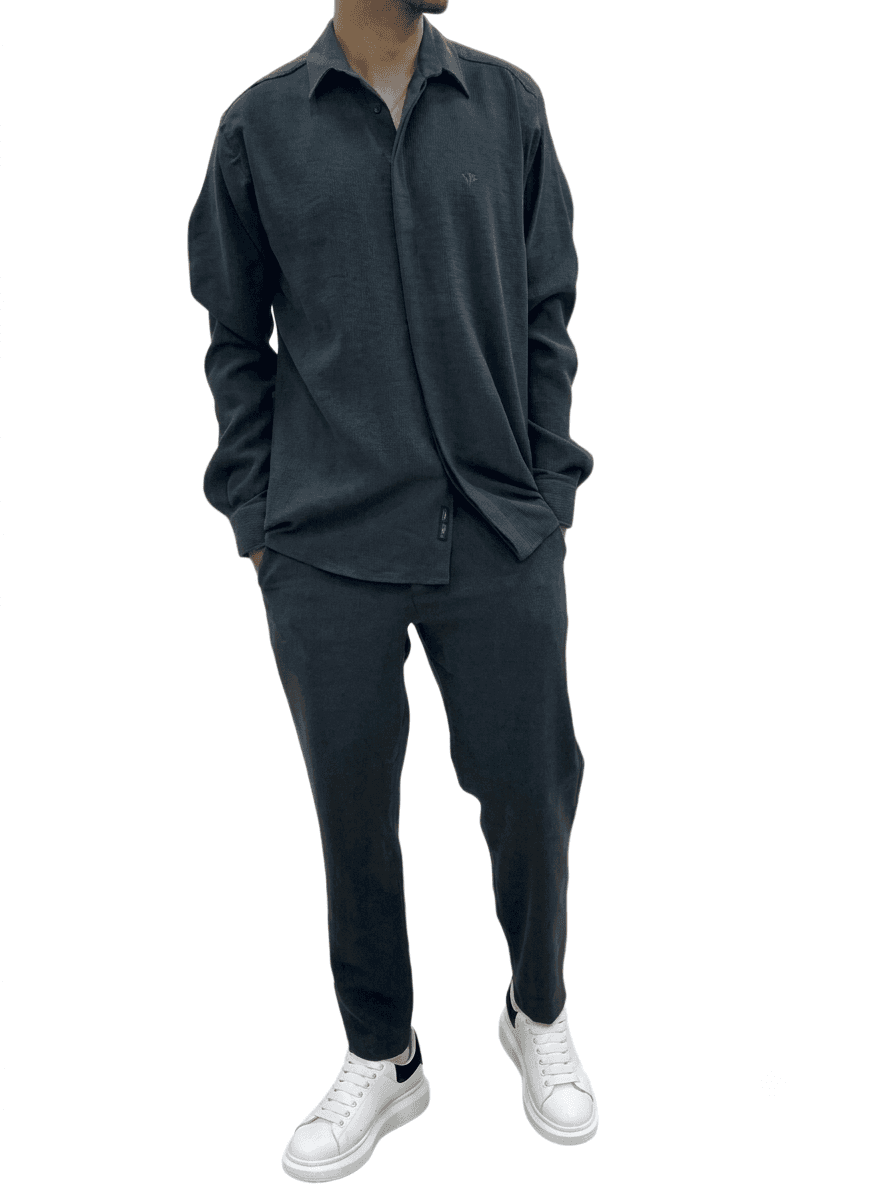 Ensemble Loro Piana LP LAIN UN26 BM S GRIS FONCé