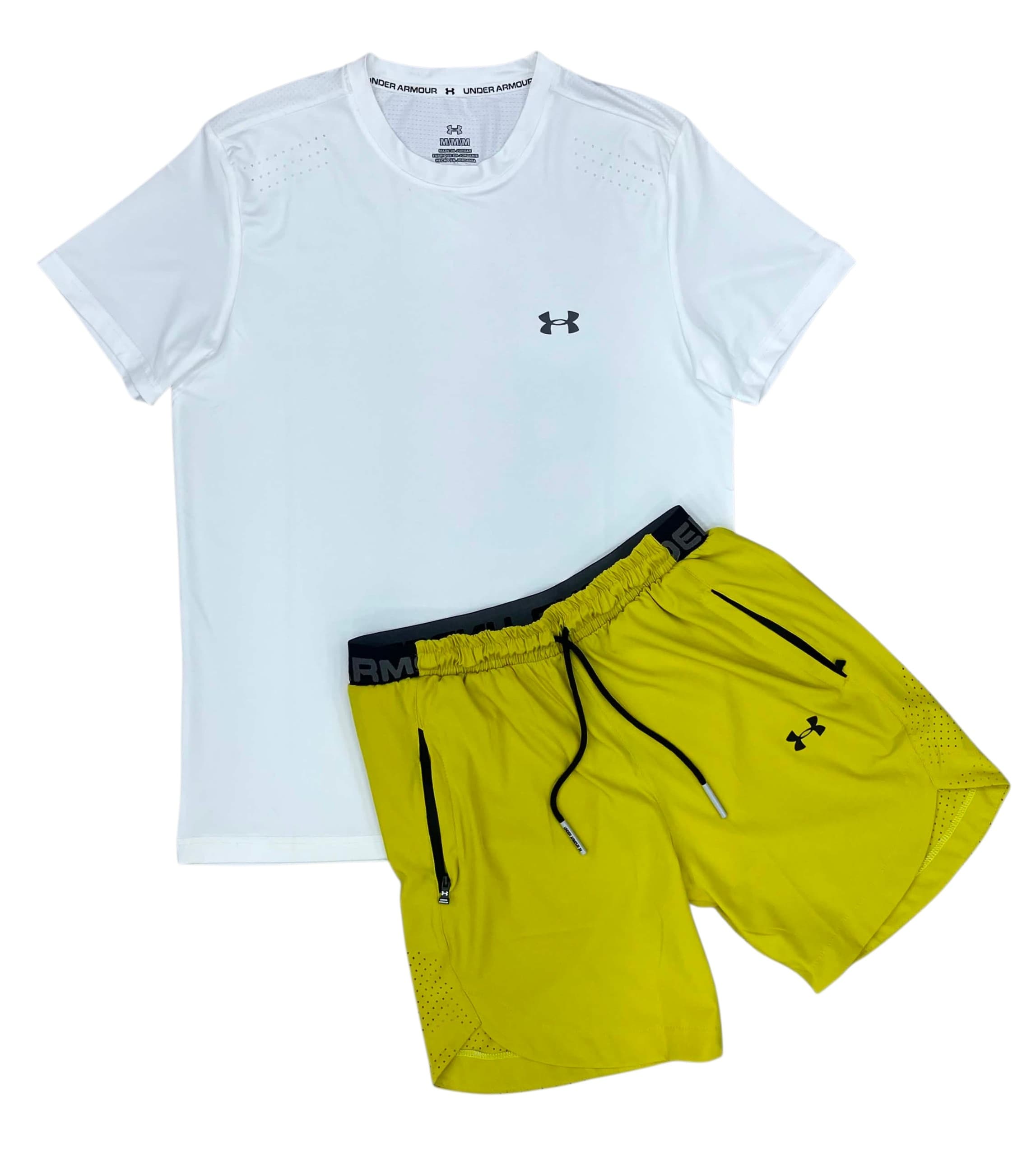 Ensemble UNDER AR SPORT SHRT26 BMPR XL BLANC