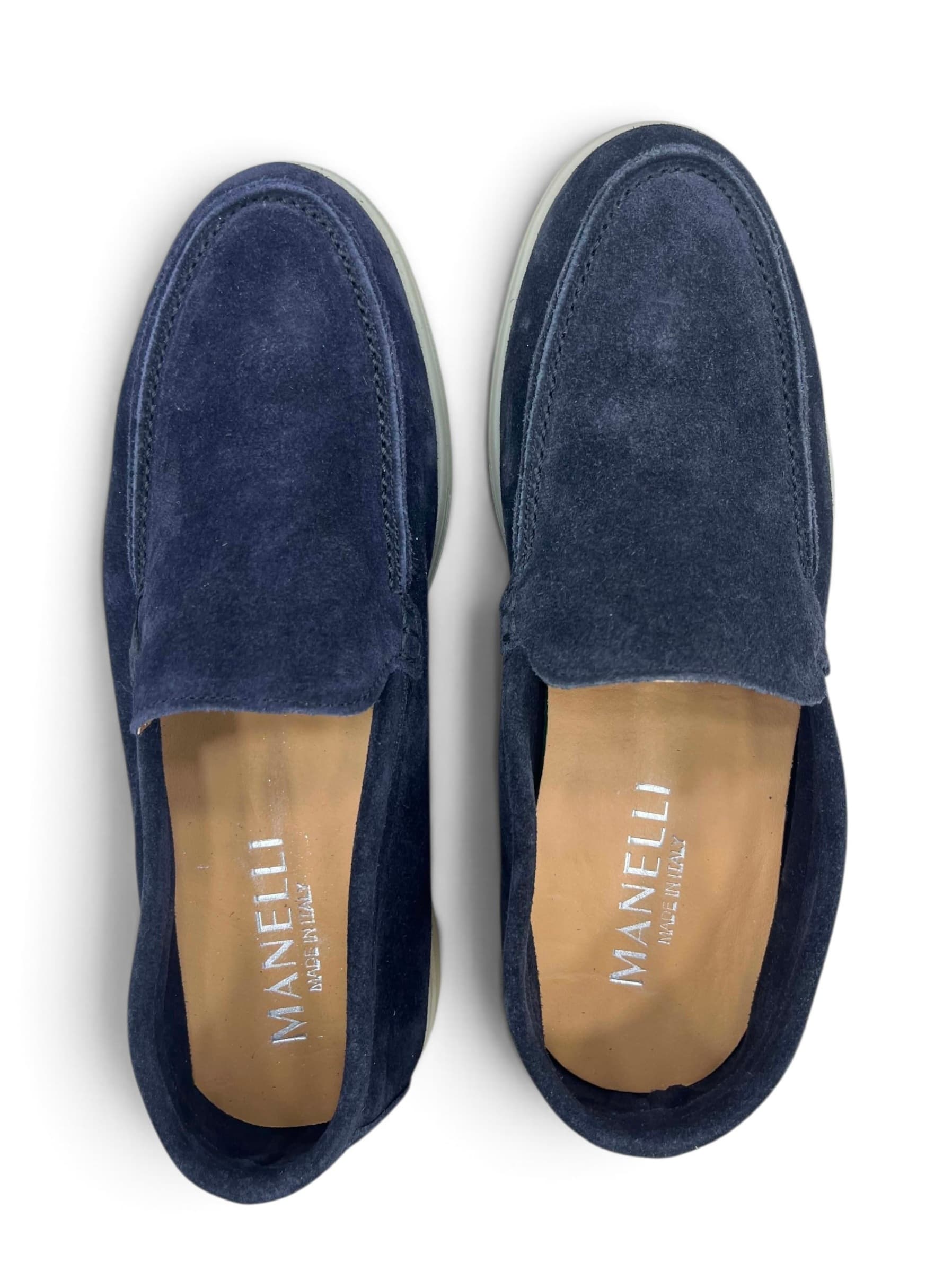 MOCASSIN MANELLI  MLI SMPL 800 BM BLEU 44