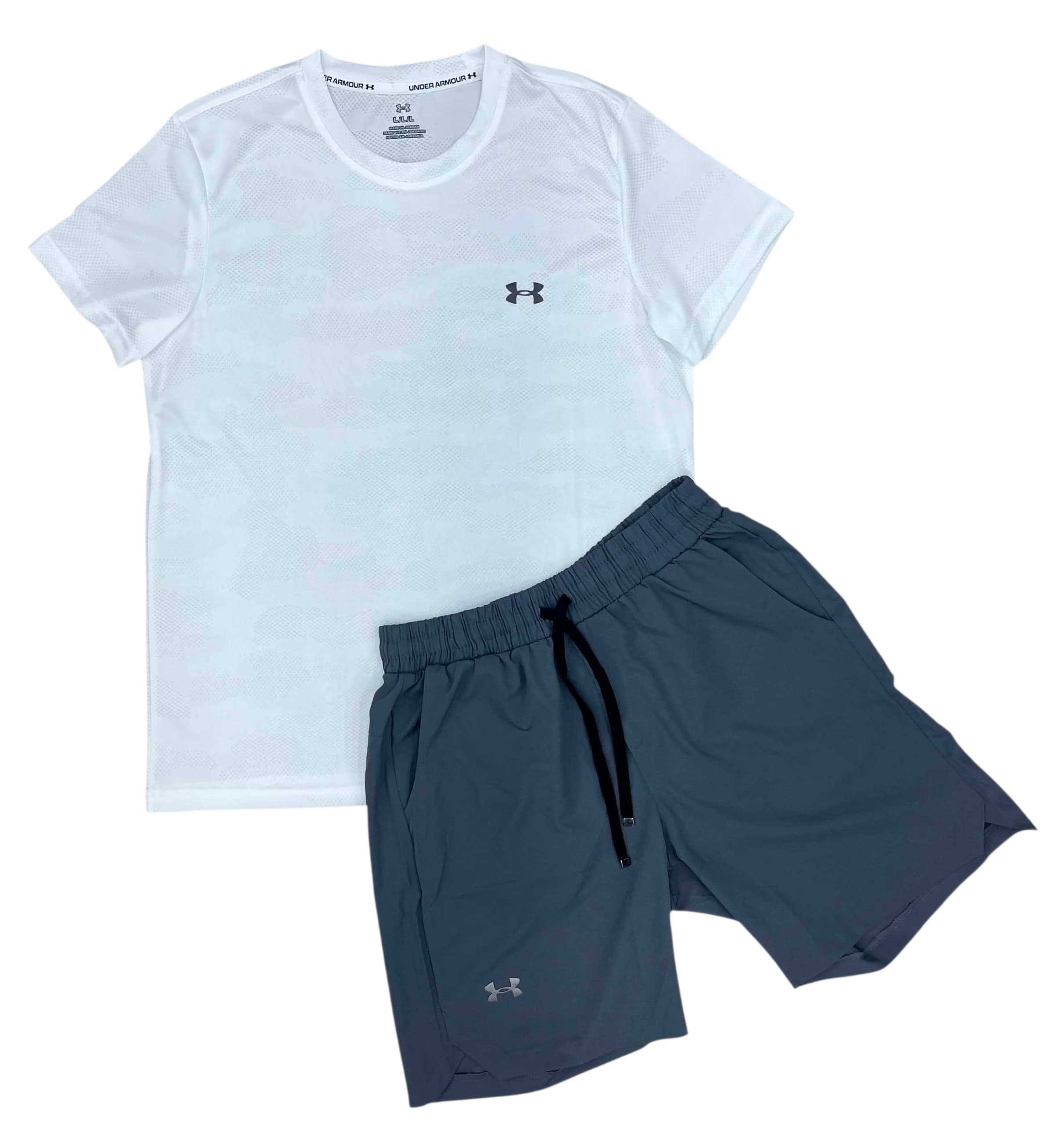 Ensemble UNDER AR SPORT SHRT26 BMPR XL BLANC