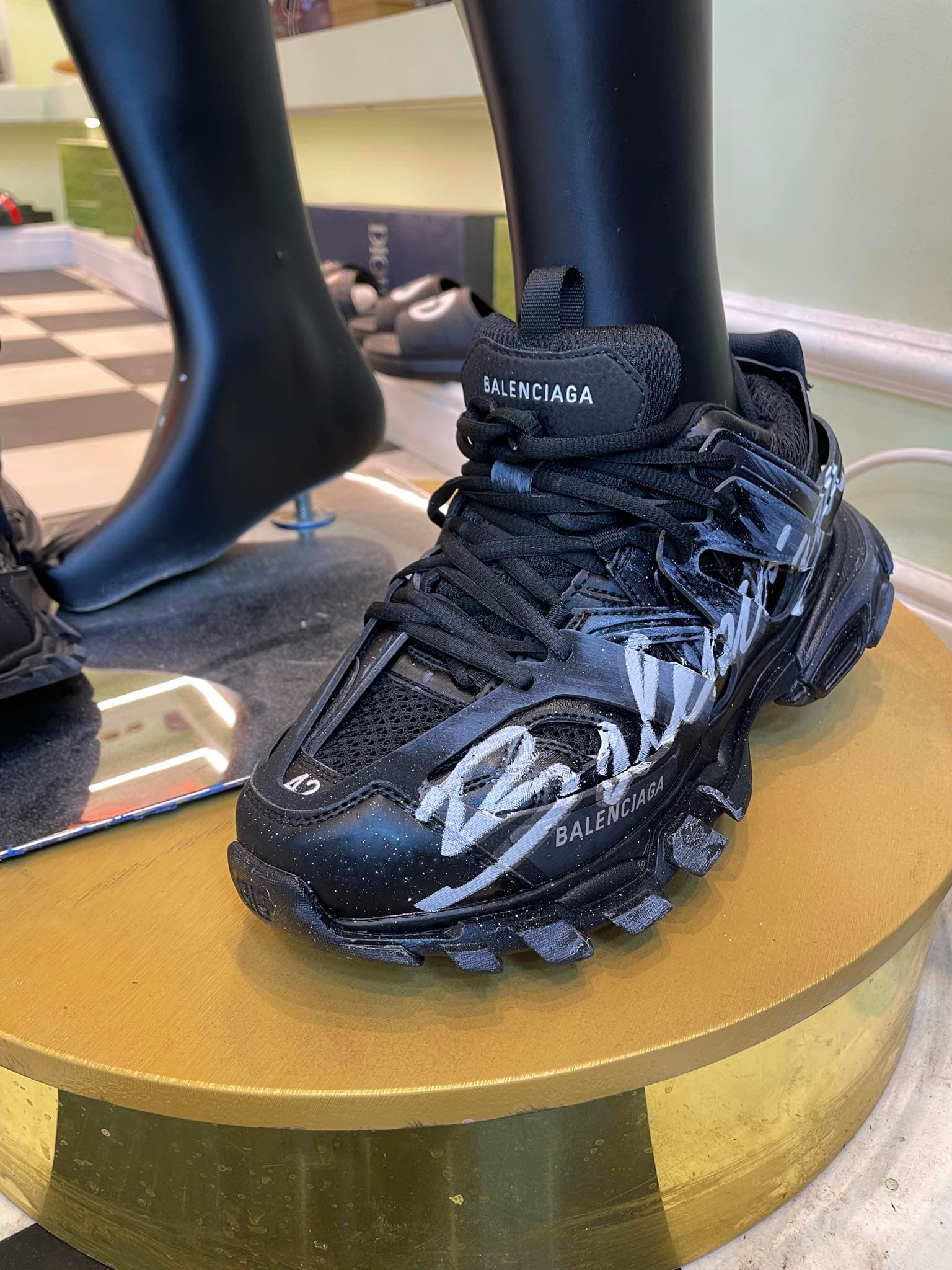 Basket balenciaga TRACK GS/GSF BLACK/WHITE 41